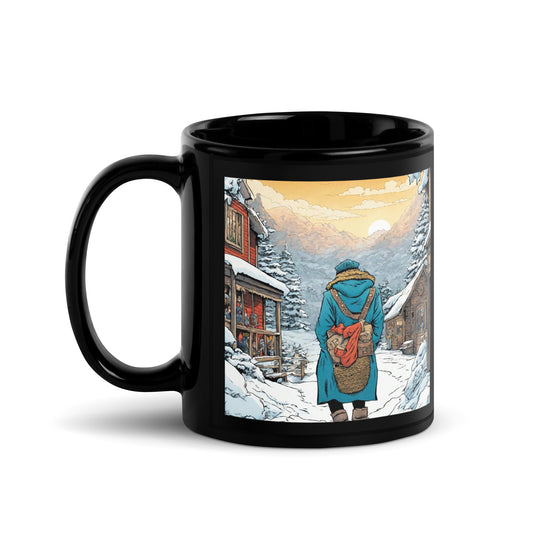 Black Glossy Mug - WhatUWant2Buy