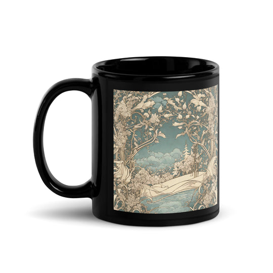 Black Glossy Mug - WhatUWant2Buy