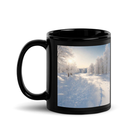Black Glossy Mug - WhatUWant2Buy