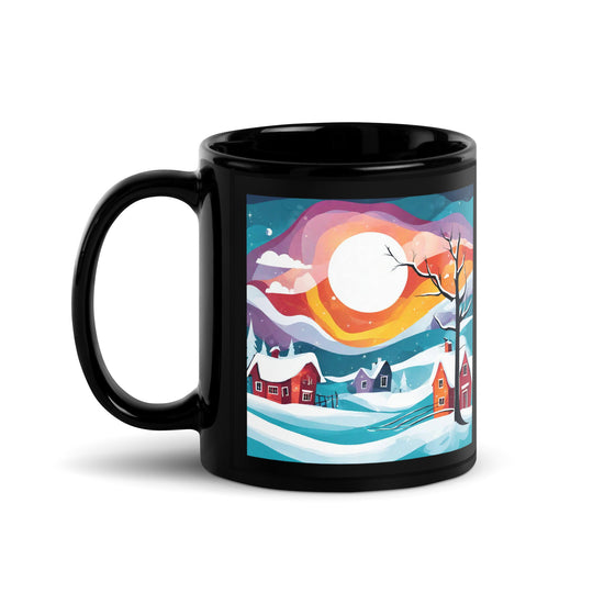 Black Glossy Mug - WhatUWant2Buy