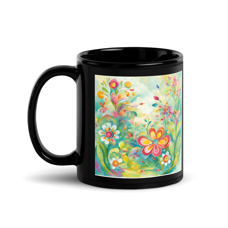 Black Glossy Mug - WhatUWant2Buy