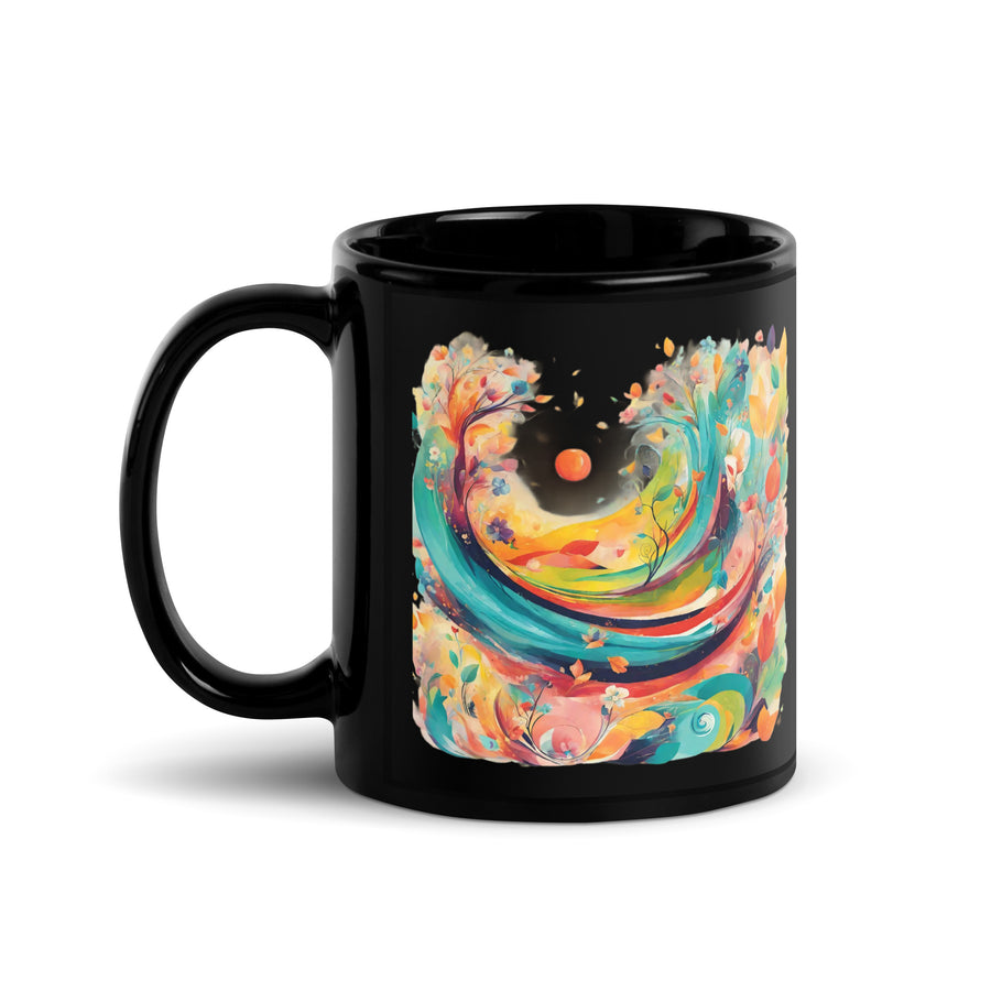Black Glossy Mug - WhatUWant2Buy