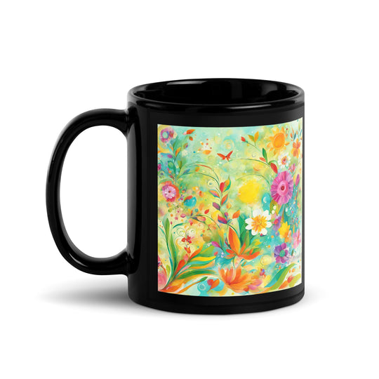 Black Glossy Mug - WhatUWant2Buy