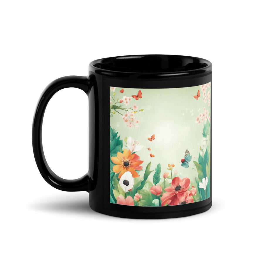 Black Glossy Mug - WhatUWant2Buy