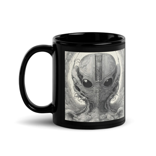 Black Glossy Mug - WhatUWant2Buy