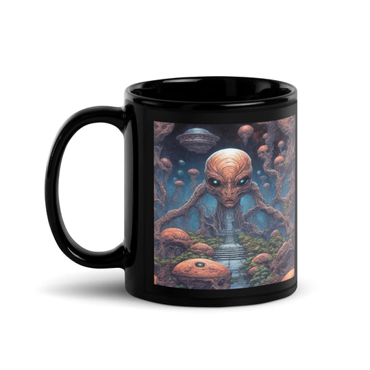 Black Glossy Mug - WhatUWant2Buy