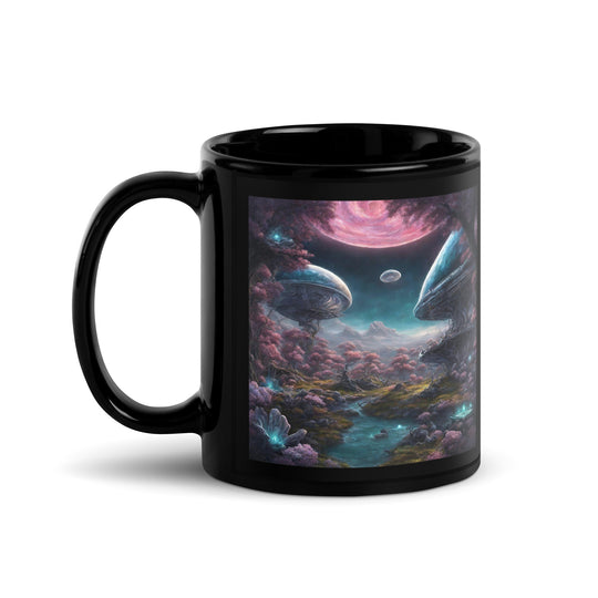 Black Glossy Mug - WhatUWant2Buy