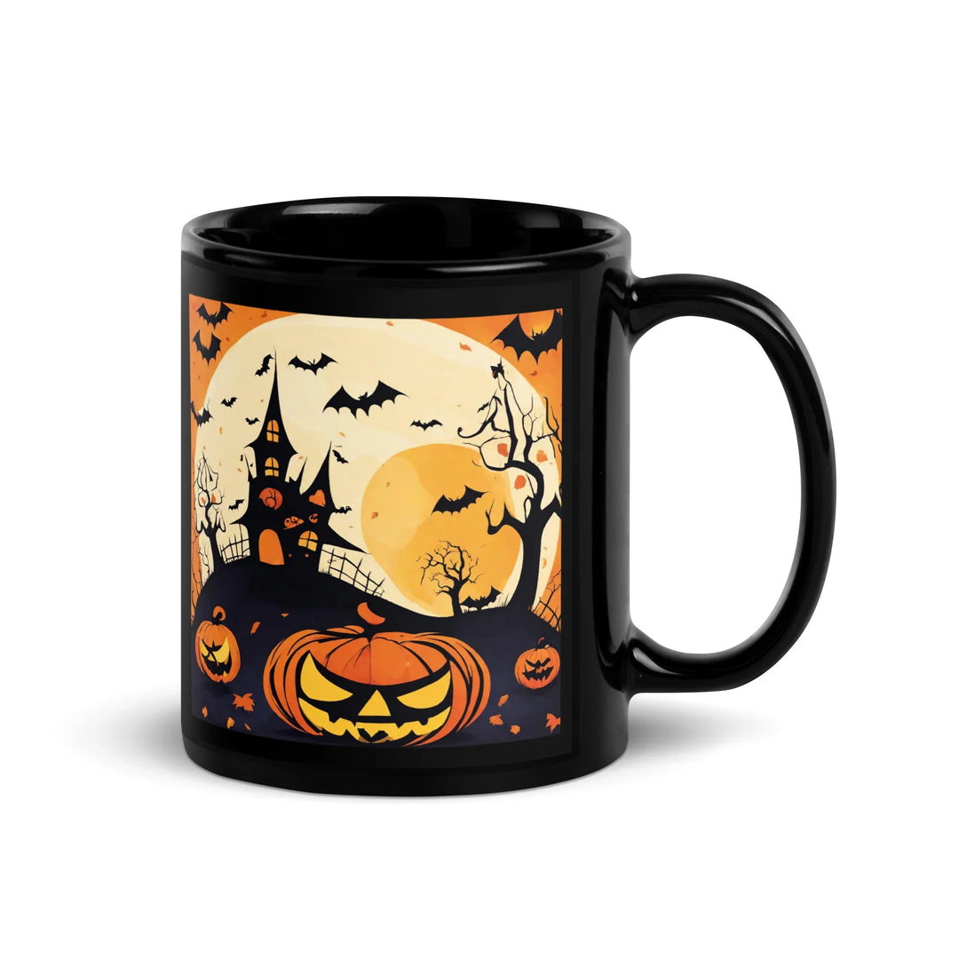 Black Glossy Mug - WhatUWant2Buy