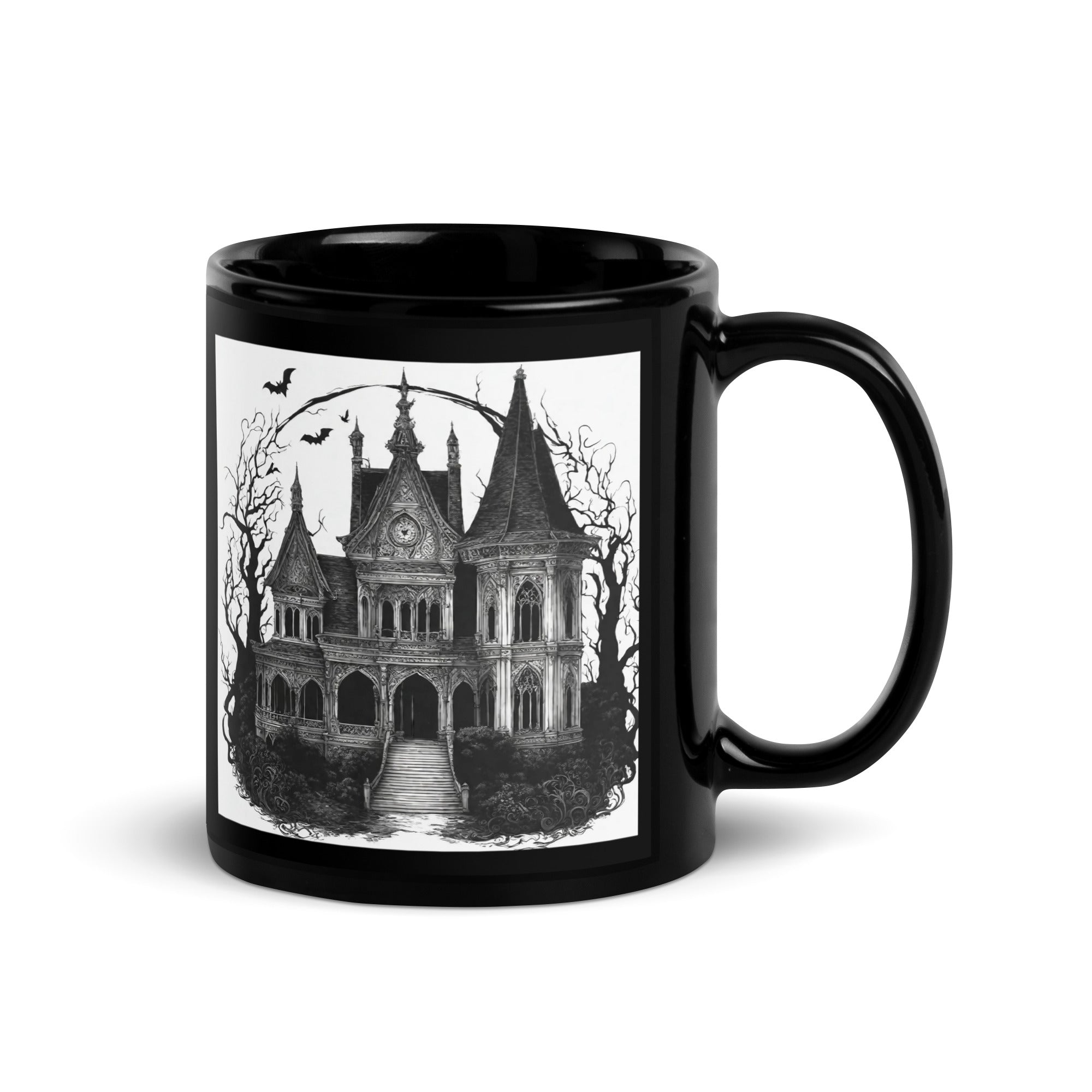 Black Glossy Mug - WhatUWant2Buy