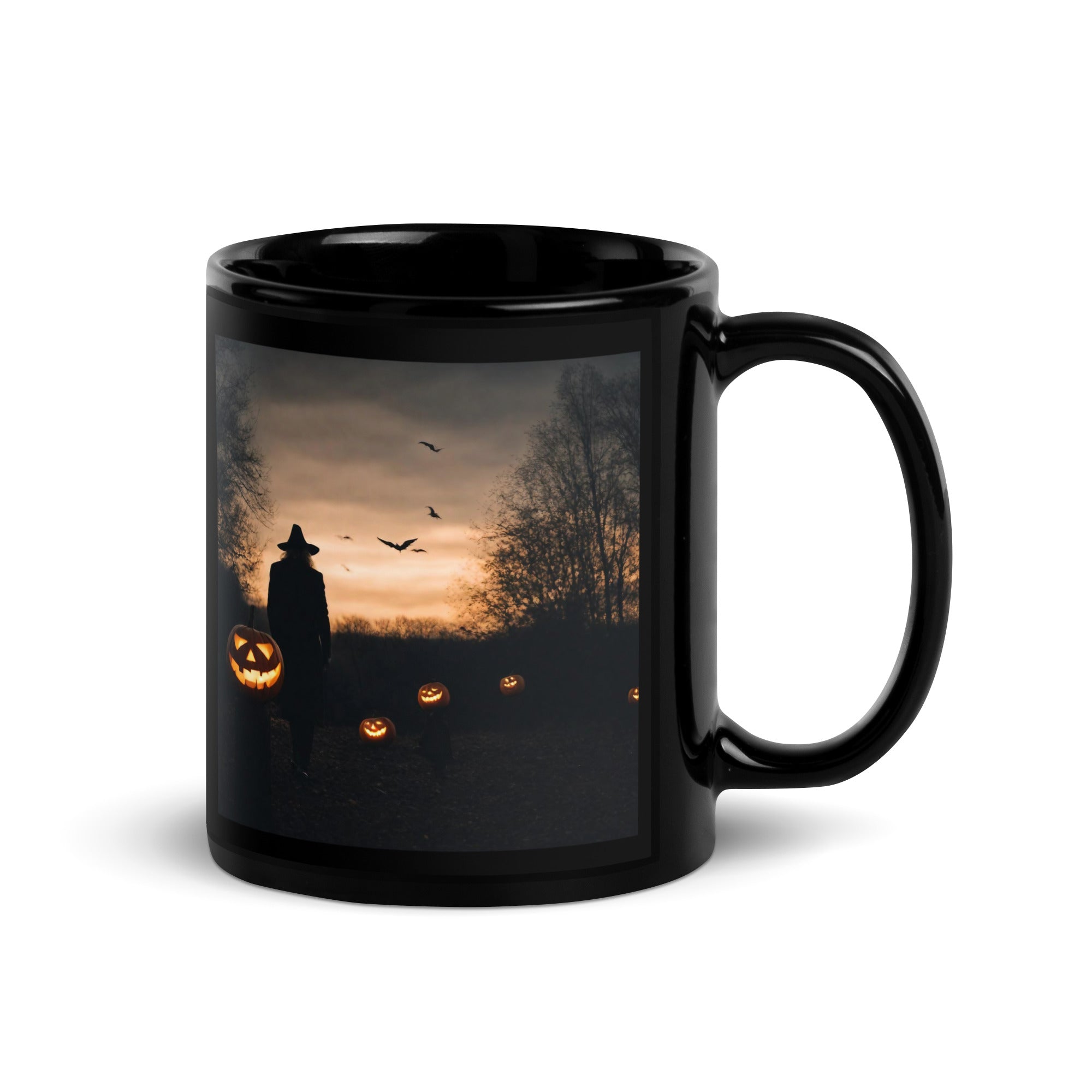Black Glossy Mug - WhatUWant2Buy