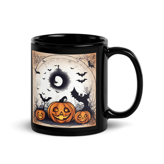 Black Glossy Mug - WhatUWant2Buy