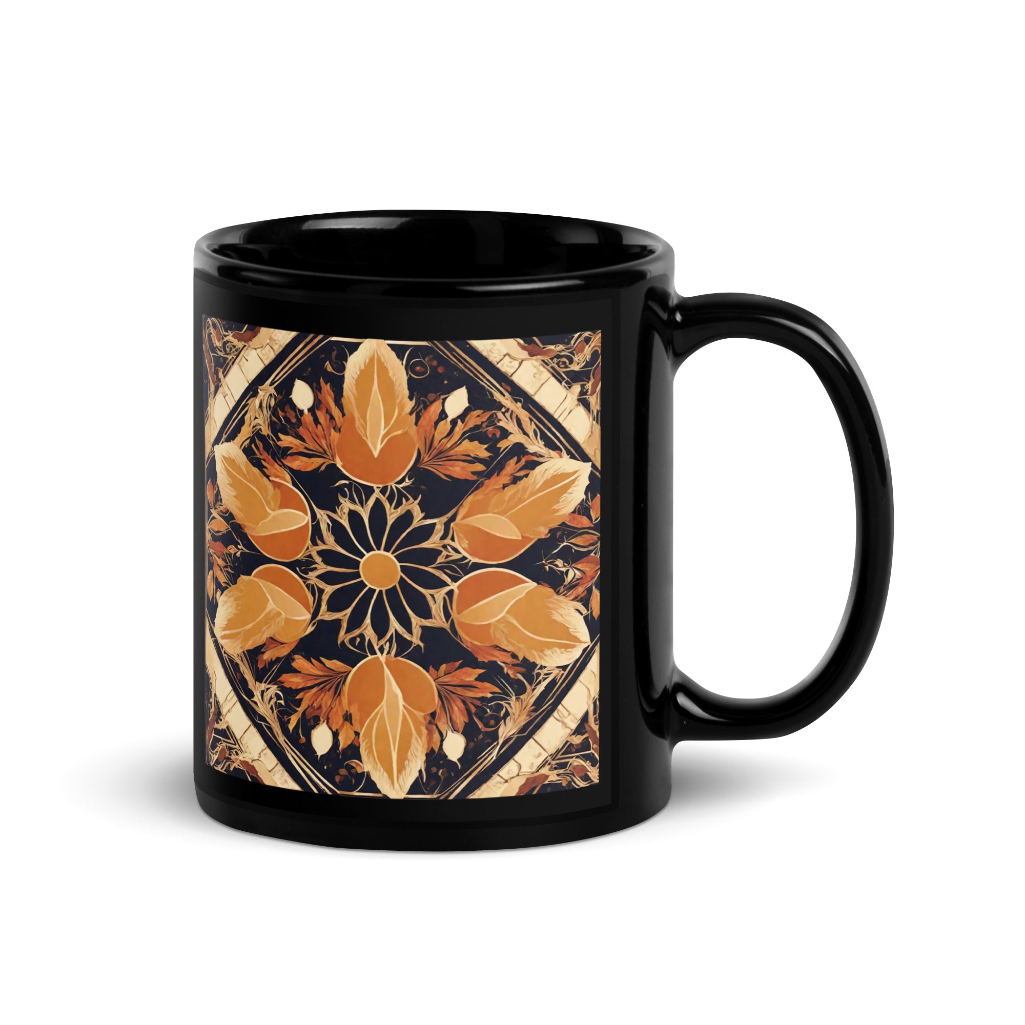 Black Glossy Mug - WhatUWant2Buy