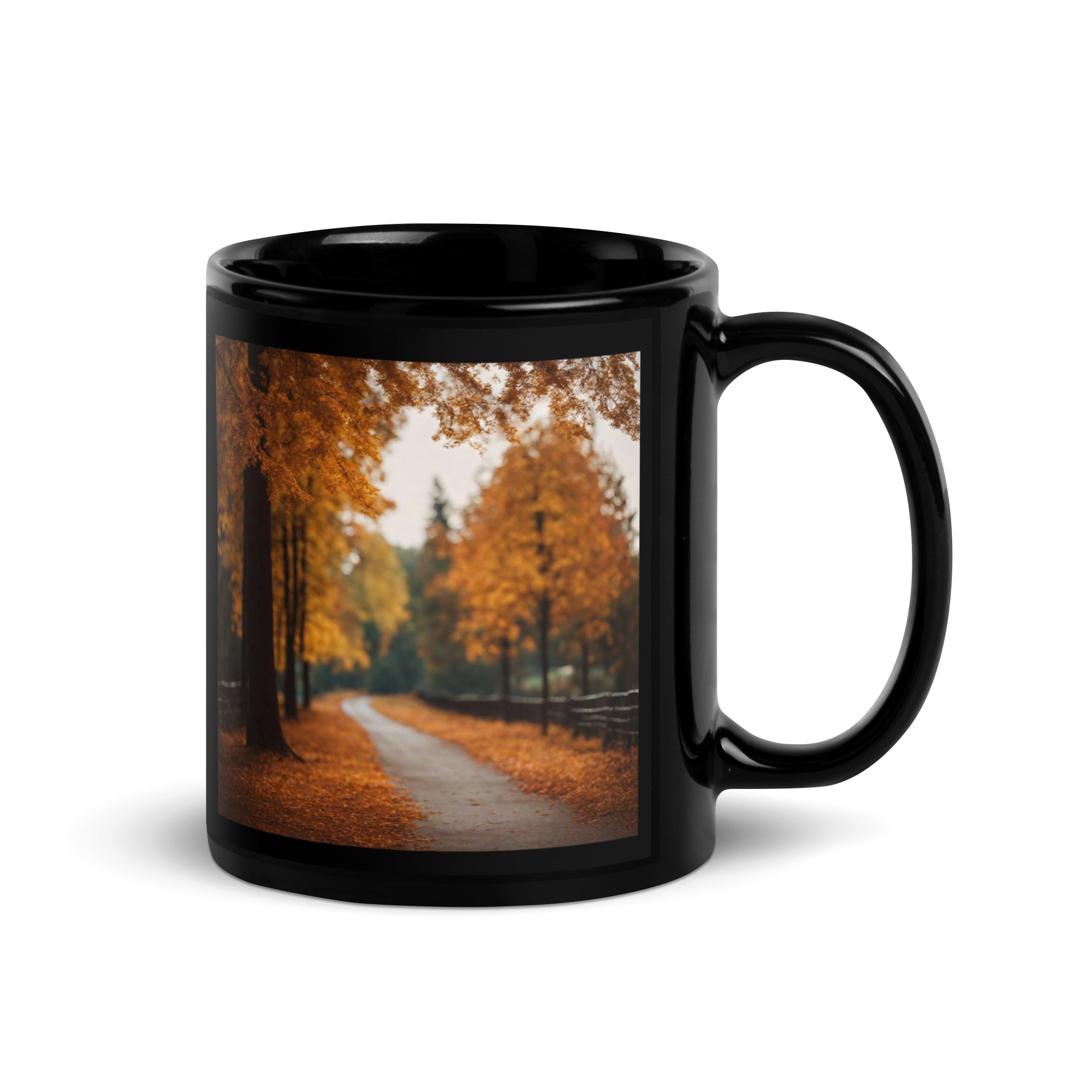 Black Glossy Mug - WhatUWant2Buy