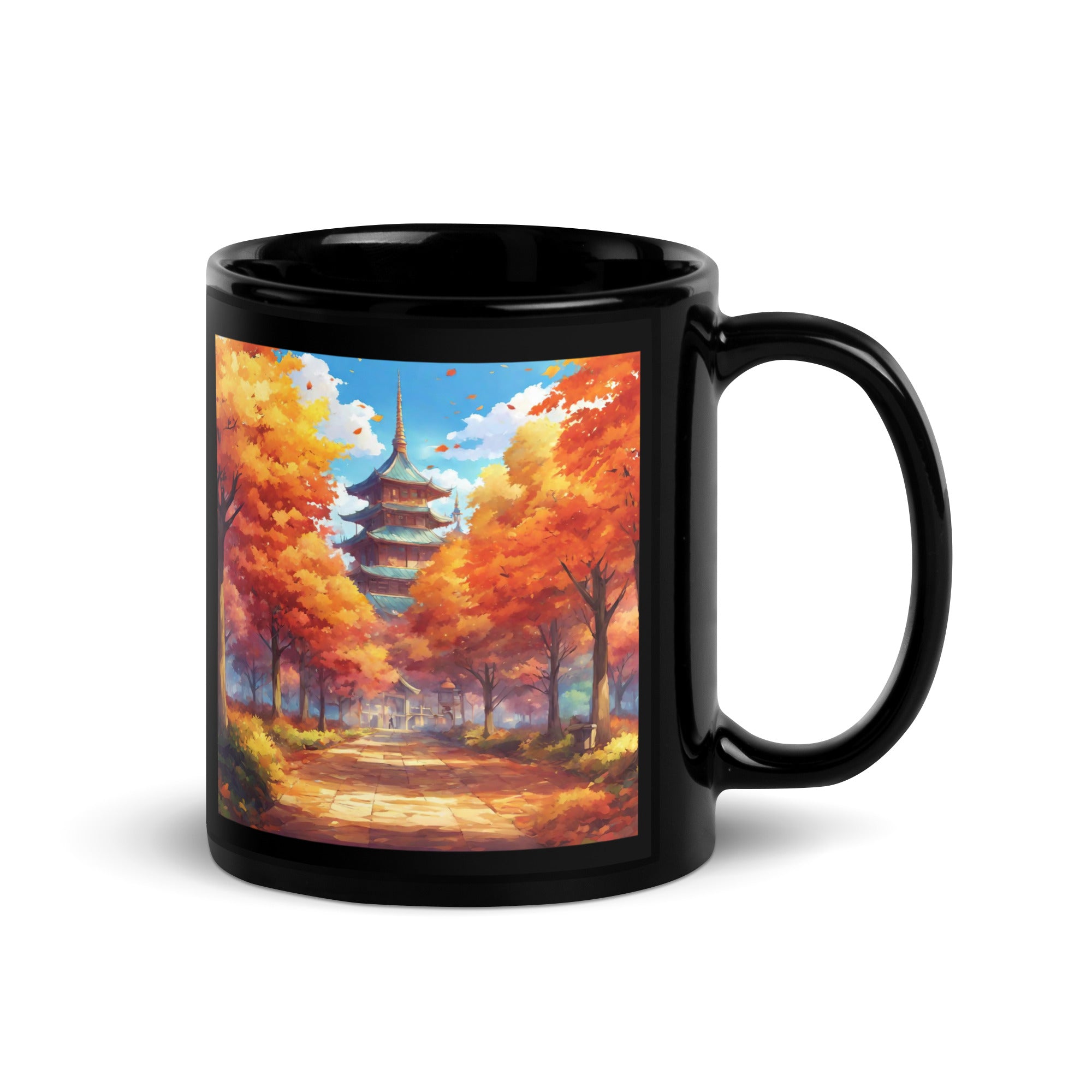 Black Glossy Mug - WhatUWant2Buy