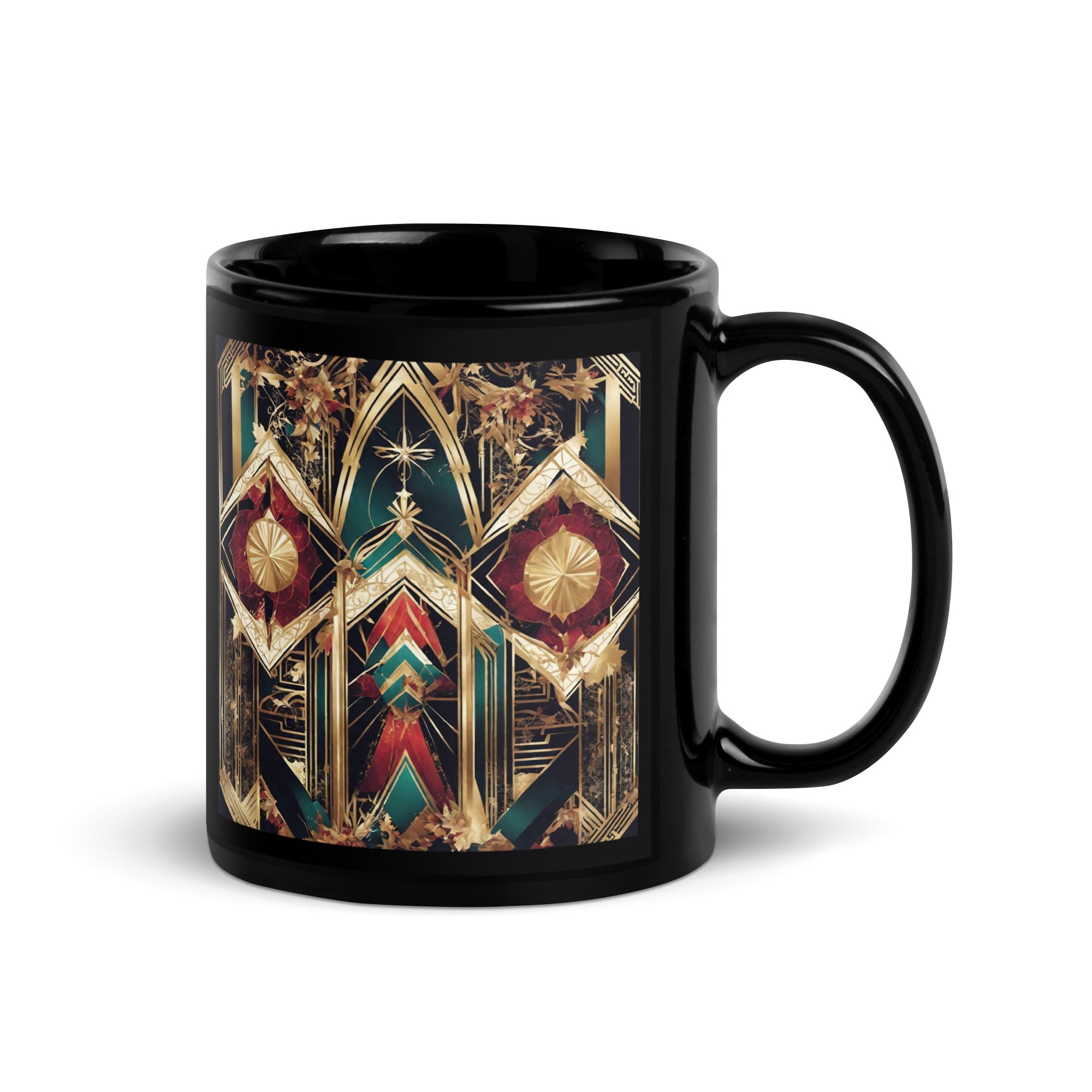 Black Glossy Mug - WhatUWant2Buy