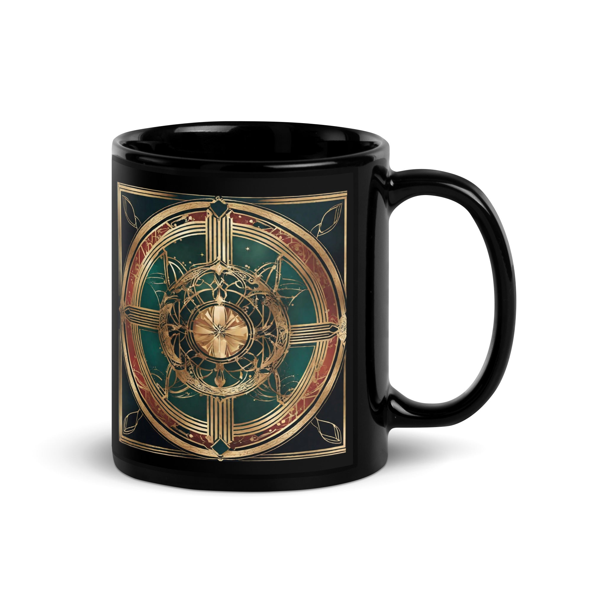 Black Glossy Mug - WhatUWant2Buy