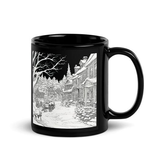 Black Glossy Mug - WhatUWant2Buy