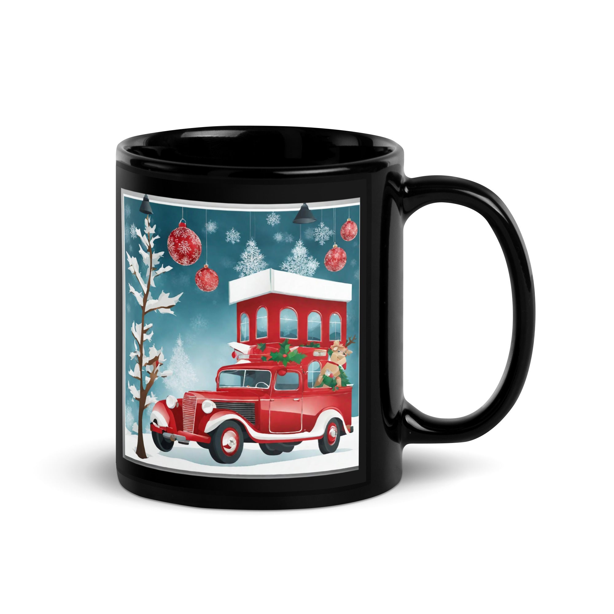 Black Glossy Mug - WhatUWant2Buy