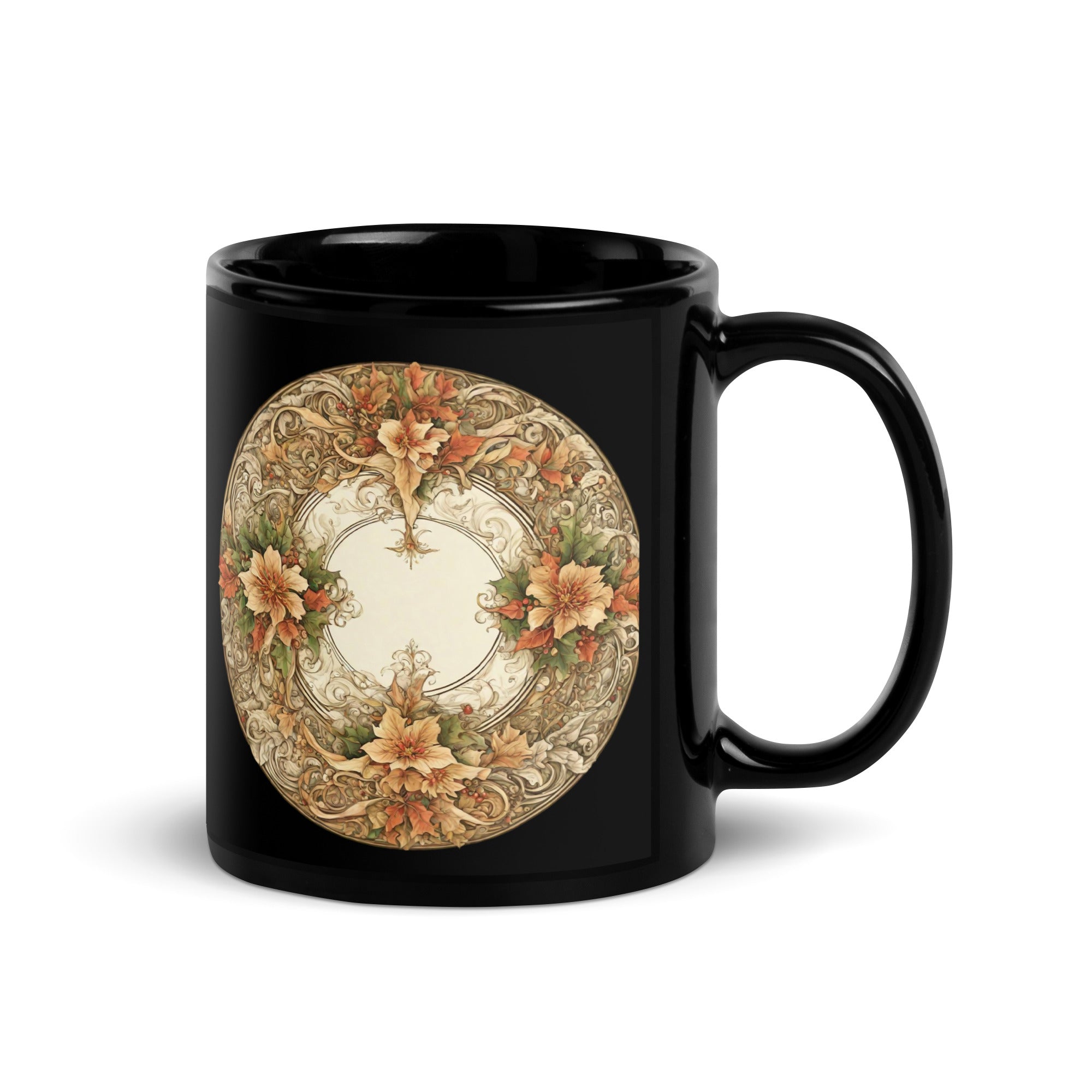 Black Glossy Mug - WhatUWant2Buy