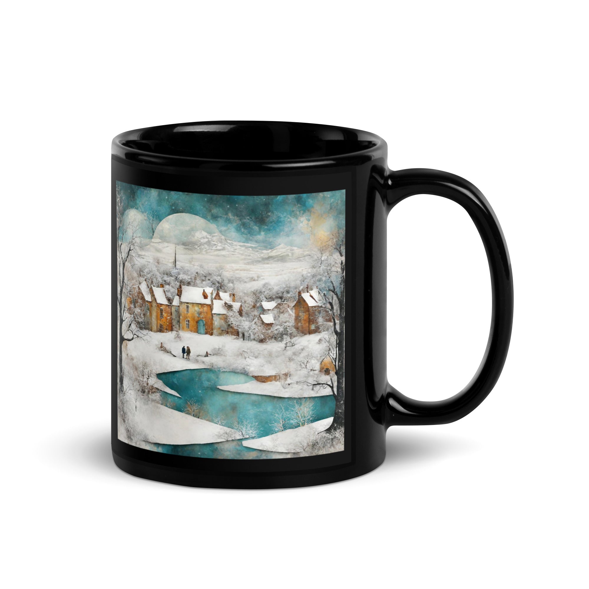 Black Glossy Mug - WhatUWant2Buy