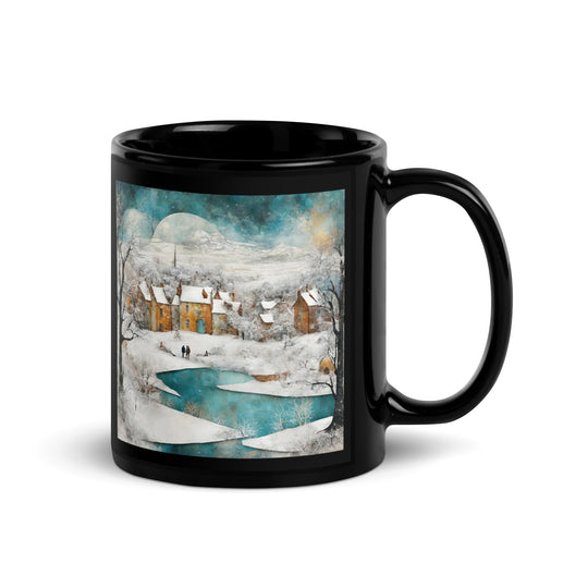Black Glossy Mug - WhatUWant2Buy