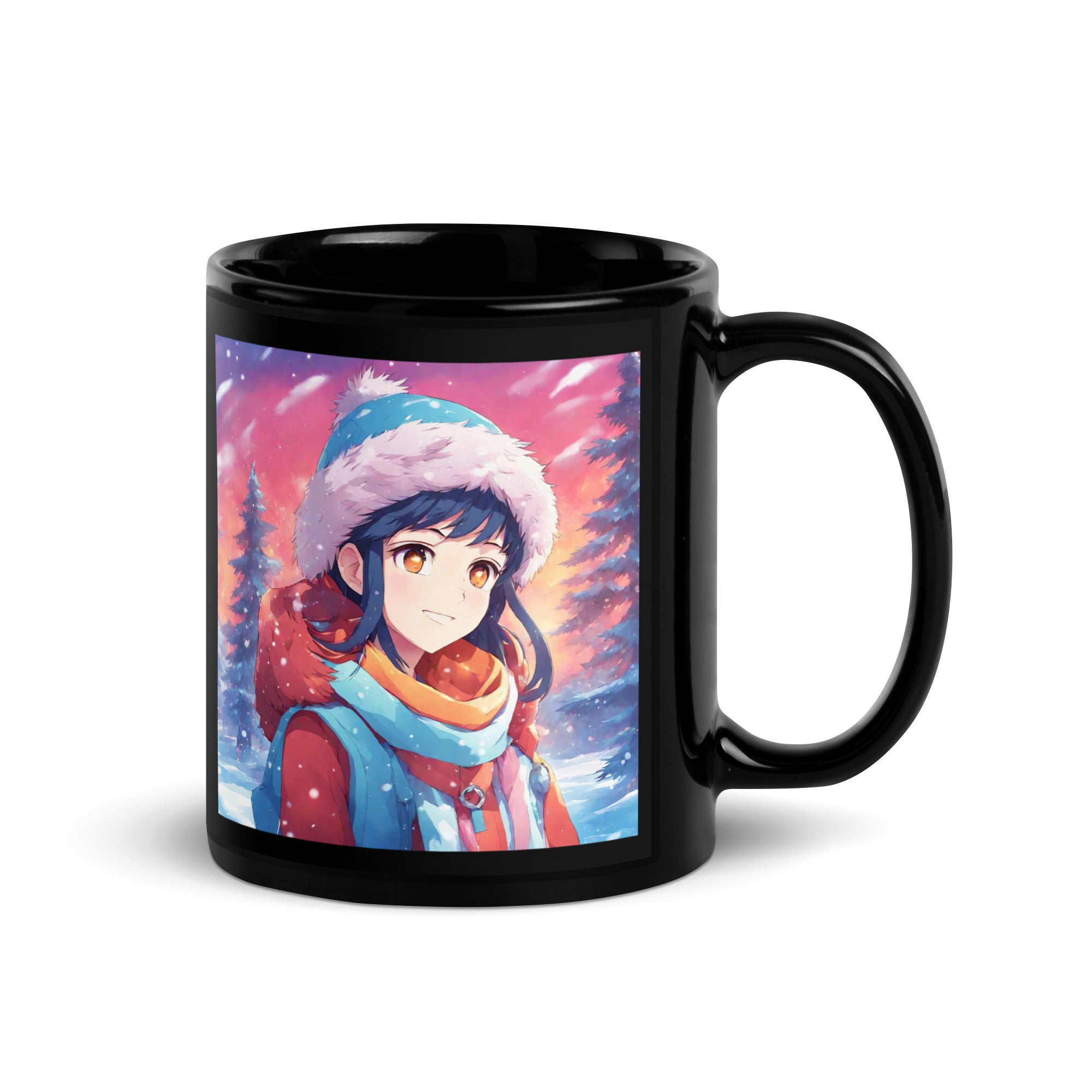 Black Glossy Mug - WhatUWant2Buy