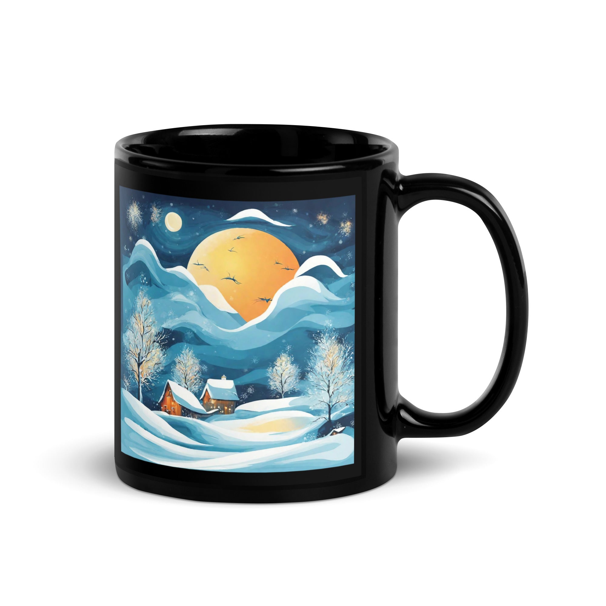 Black Glossy Mug - WhatUWant2Buy