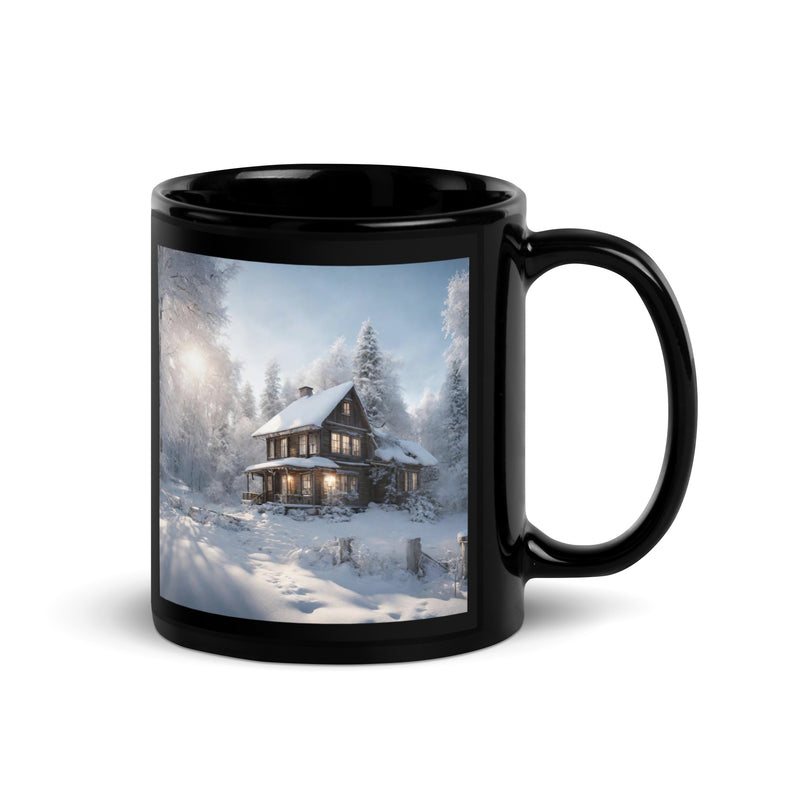 Black Glossy Mug - WhatUWant2Buy