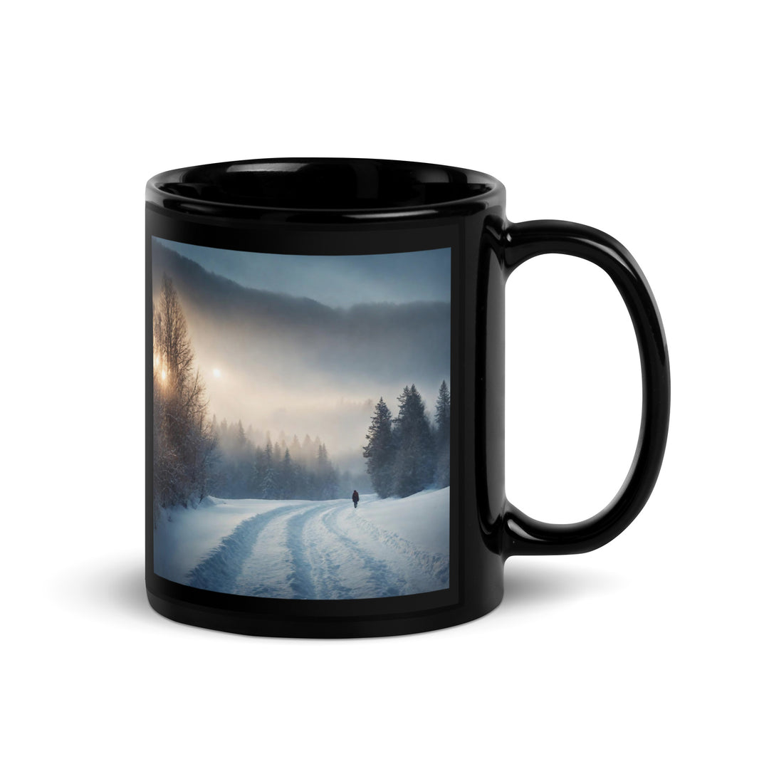 Black Glossy Mug - WhatUWant2Buy
