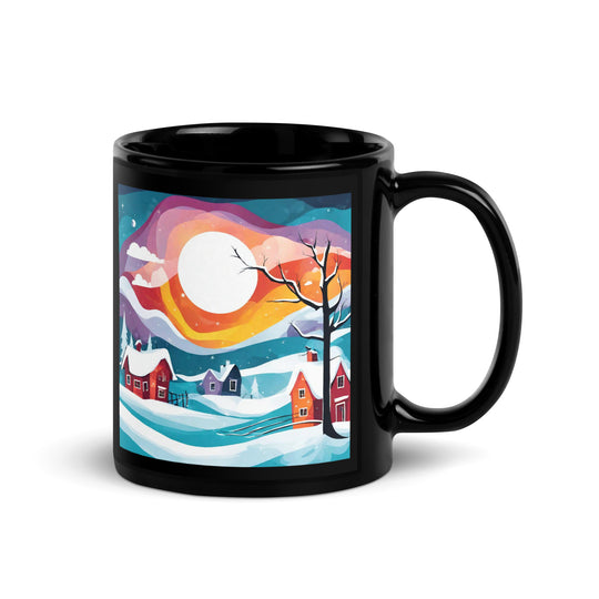Black Glossy Mug - WhatUWant2Buy