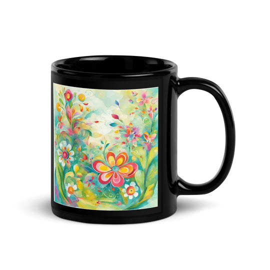 Black Glossy Mug - WhatUWant2Buy