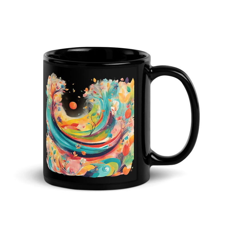 Black Glossy Mug - WhatUWant2Buy
