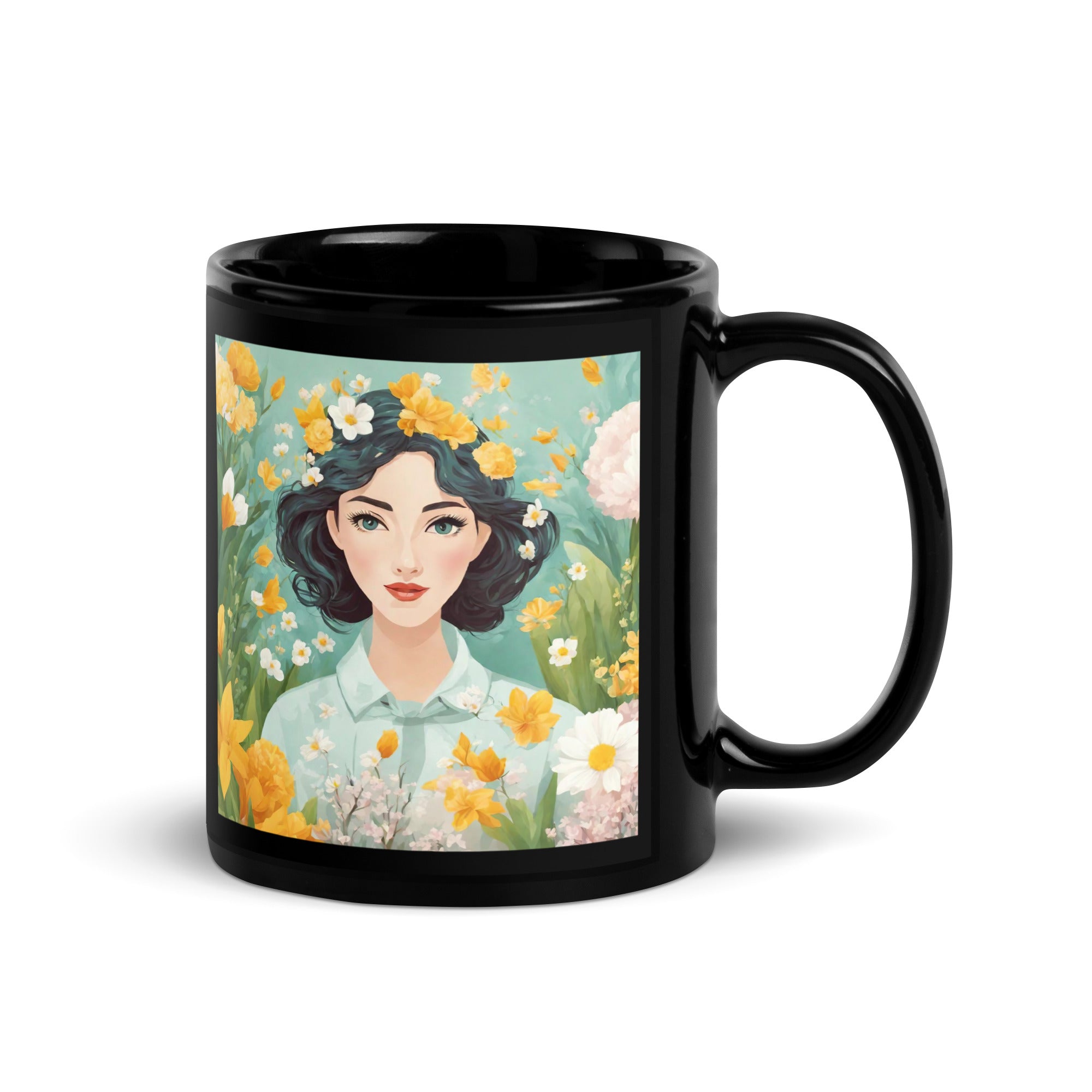 Black Glossy Mug - WhatUWant2Buy