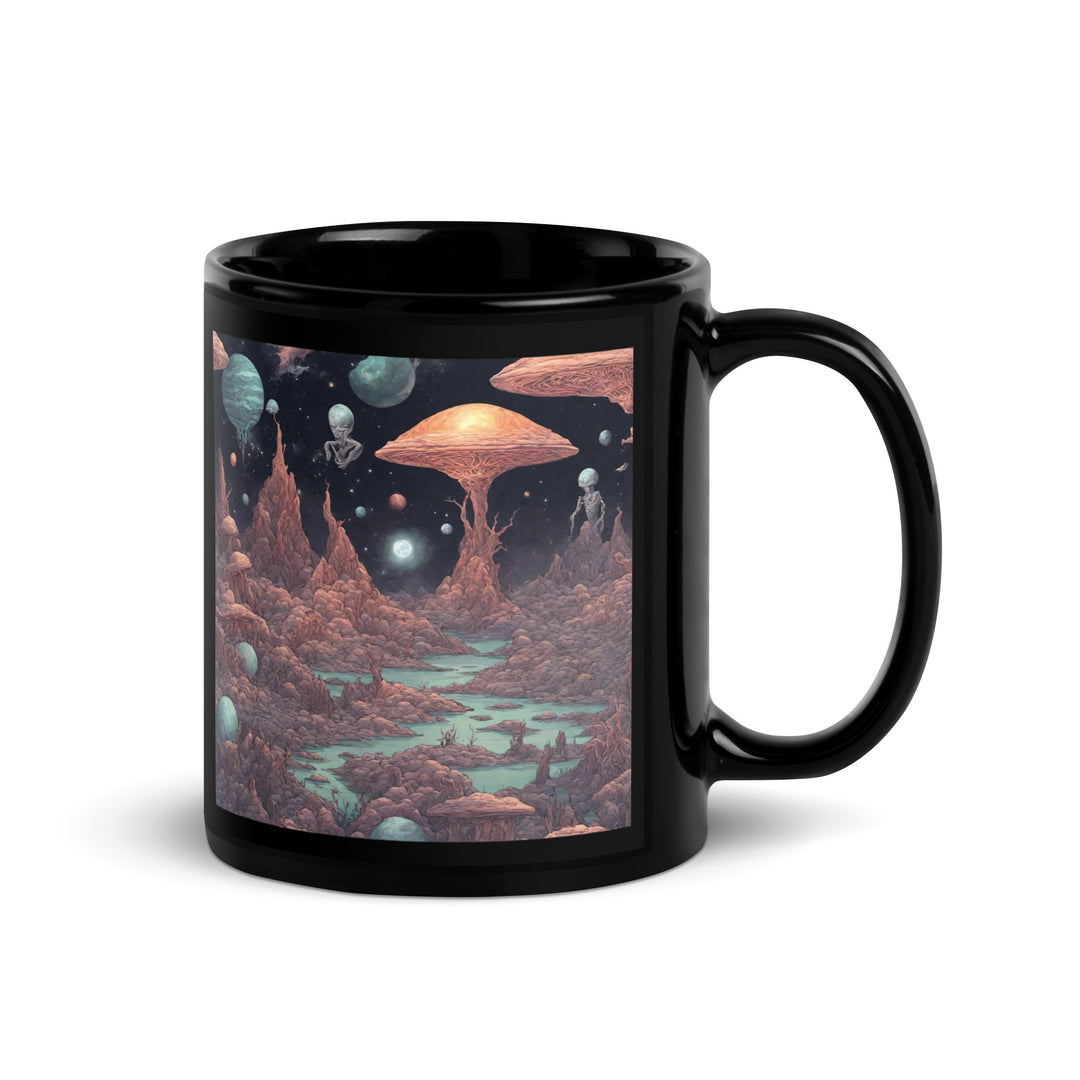 Black Glossy Mug - WhatUWant2Buy