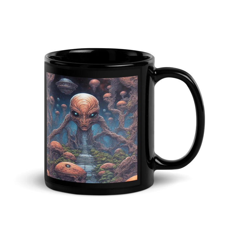 Black Glossy Mug - WhatUWant2Buy