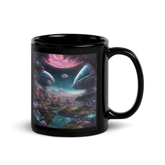 Black Glossy Mug - WhatUWant2Buy