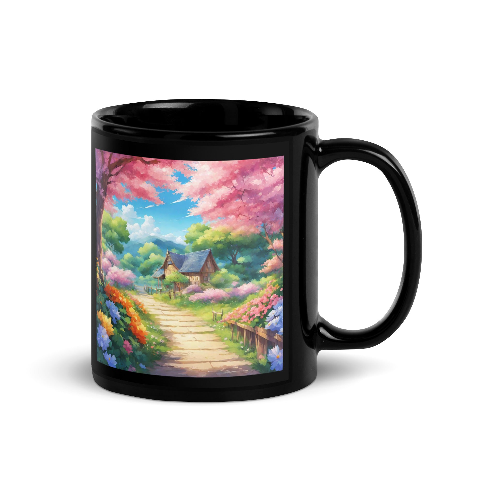 Black Glossy Mug - WhatUWant2Buy