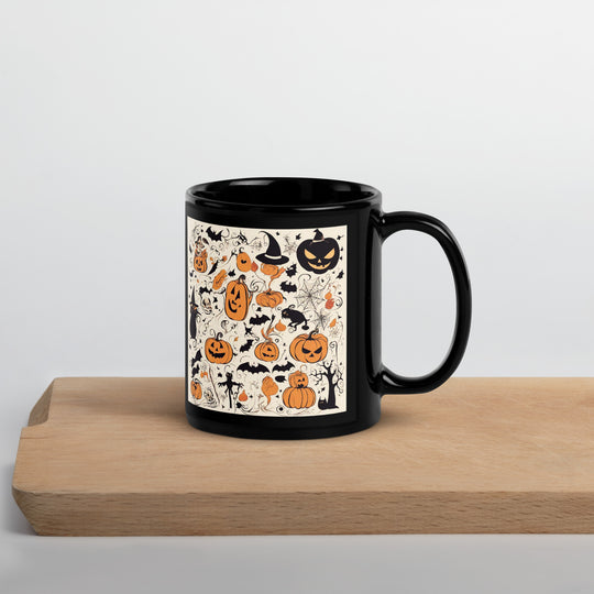 Black Glossy Mug - WhatUWant2Buy