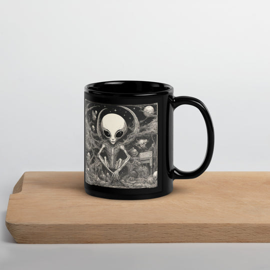 Black Glossy Mug - WhatUWant2Buy