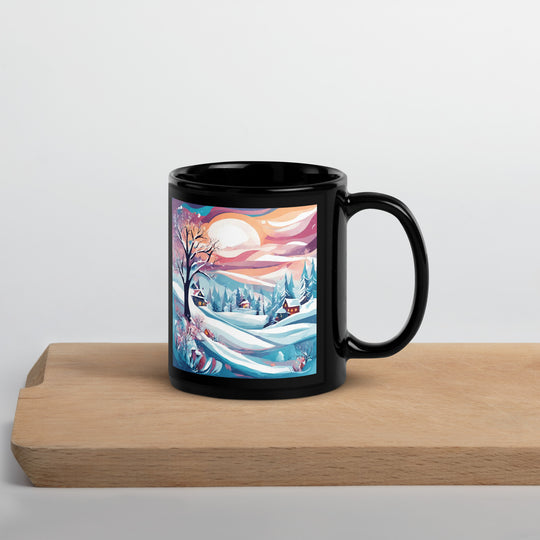 Black Glossy Mug - WhatUWant2Buy