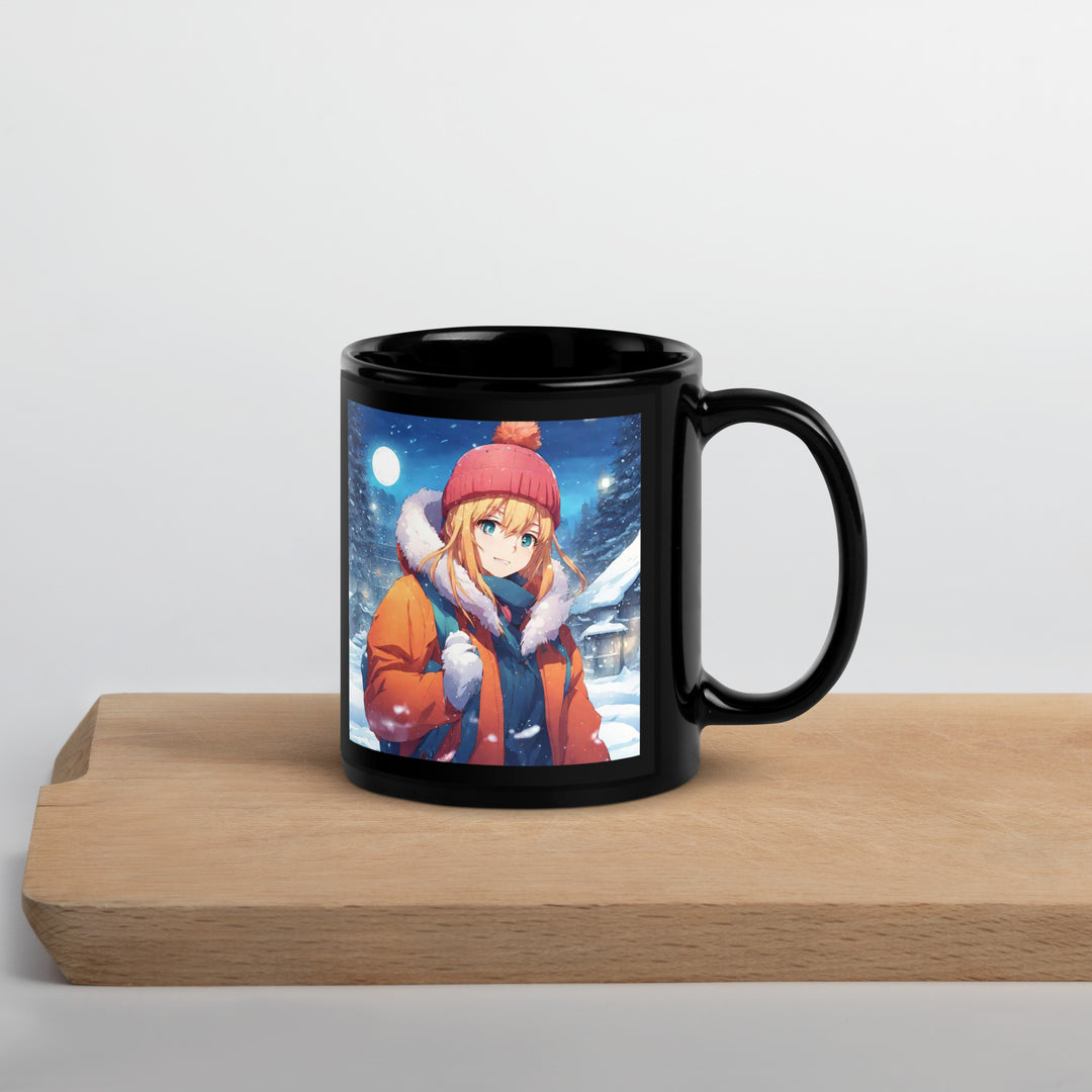 Black Glossy Mug - WhatUWant2Buy