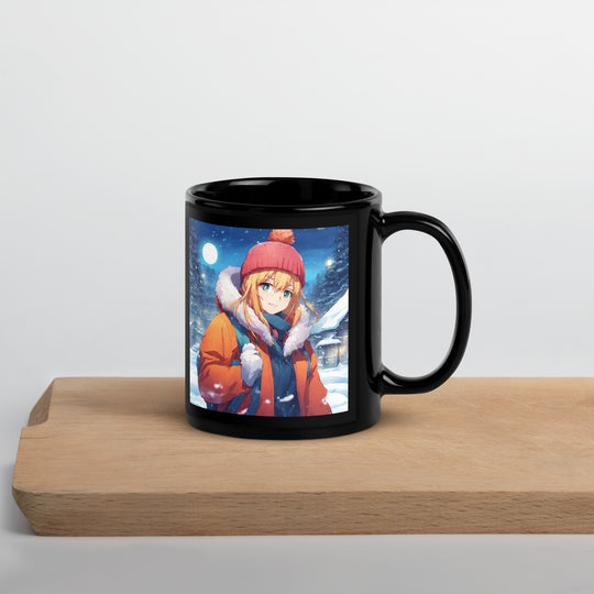 Black Glossy Mug - WhatUWant2Buy