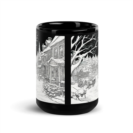 Black Glossy Mug - WhatUWant2Buy