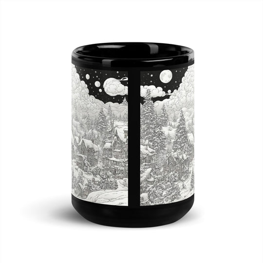 Black Glossy Mug - WhatUWant2Buy