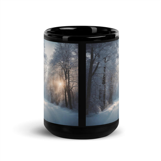 Black Glossy Mug - WhatUWant2Buy