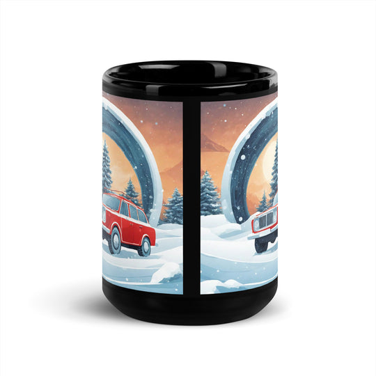 Black Glossy Mug - WhatUWant2Buy
