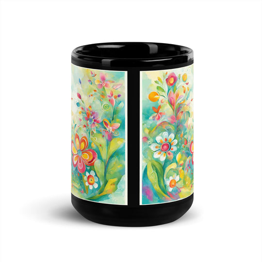 Black Glossy Mug - WhatUWant2Buy
