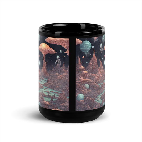 Black Glossy Mug - WhatUWant2Buy