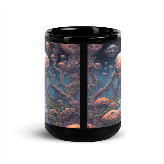 Black Glossy Mug - WhatUWant2Buy