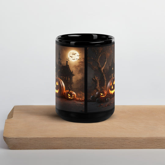 Black Glossy Mug - WhatUWant2Buy